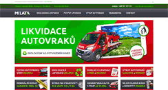Desktop Screenshot of likvidaceautovraku.cz